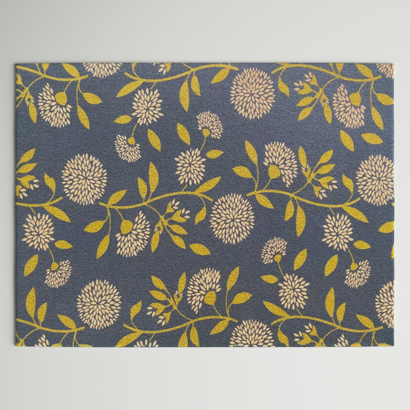 Francesca Non-Slip Floral Outdoor Doormat