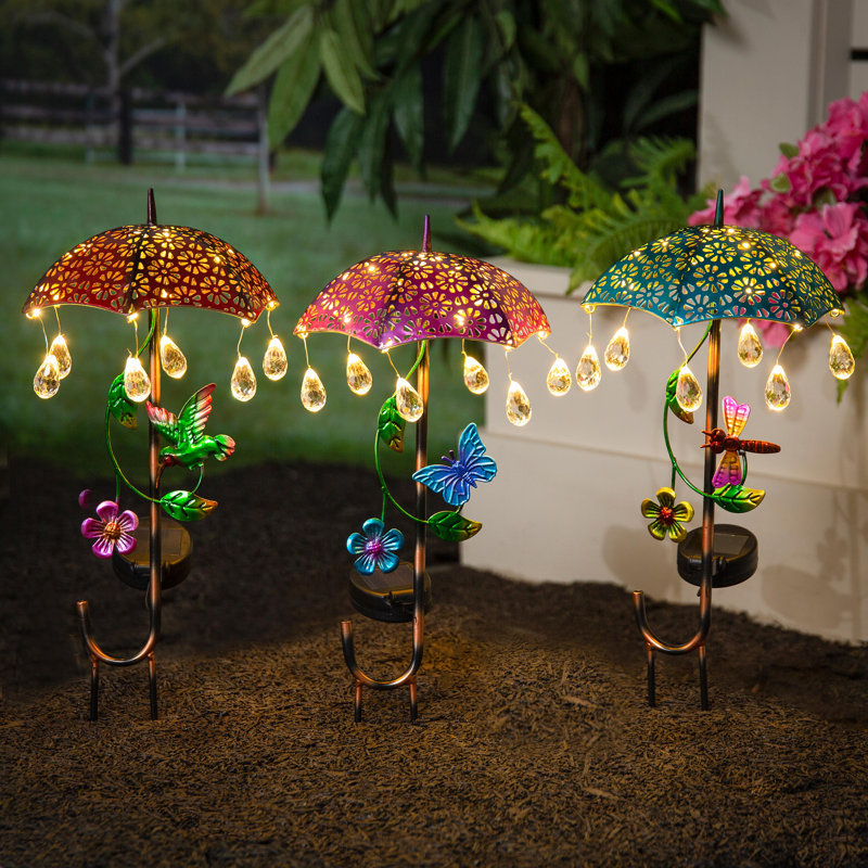 Piquet de jardin solaire 17 po