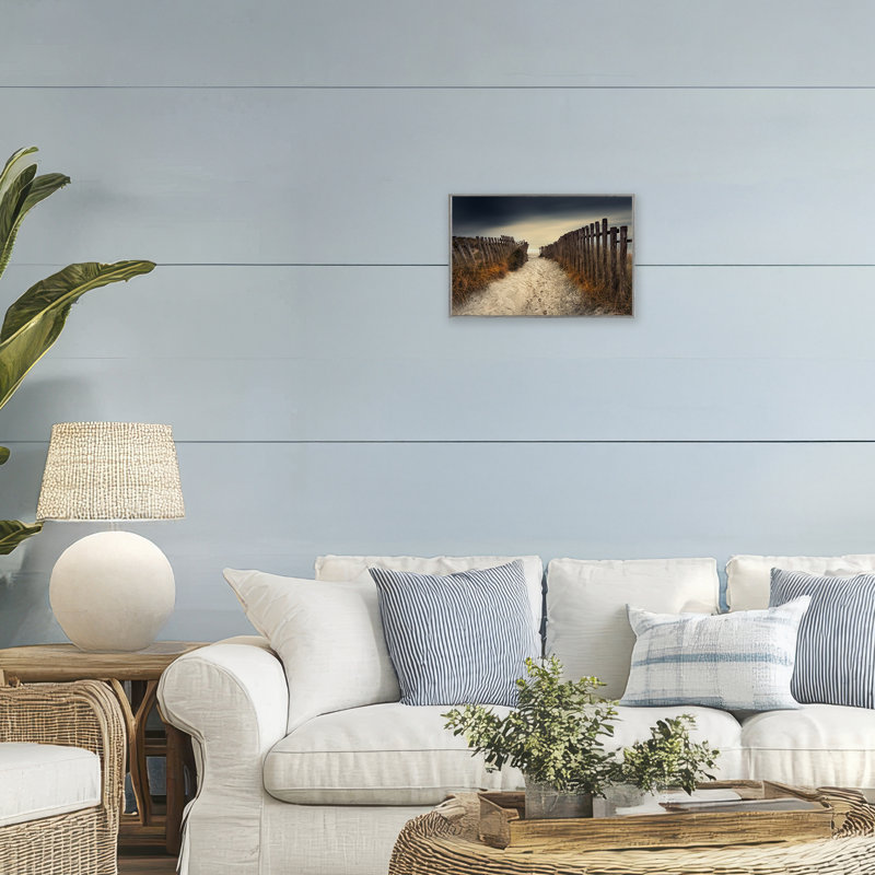 Giclée encadrée The Path That mèner à vous, design par 1x, Estampe numérique Farmhouse, H 12 po x l 18 po