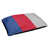 Bleu royal / rouge / gris