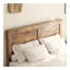 Cadre de lit, cadre de lit plateforme en bois, silencieux, aucun sommier nécessaire et outil d'assemblage facile, grand rangement sous le lit, blanc-1542532254
