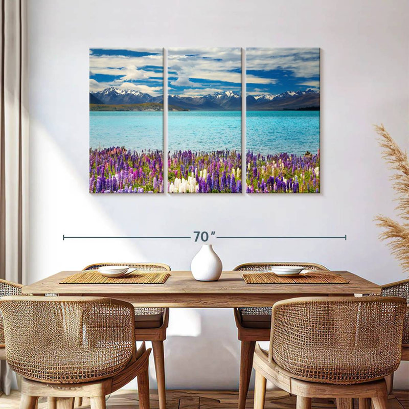 Alvord Lake Tekapo Mountain, 36" H x 57" W