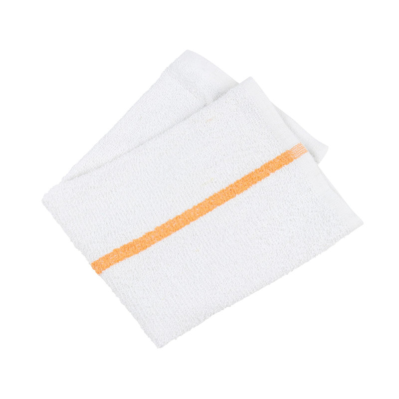 Jacquard Tea Towel Kitchen Towel, Gold/White