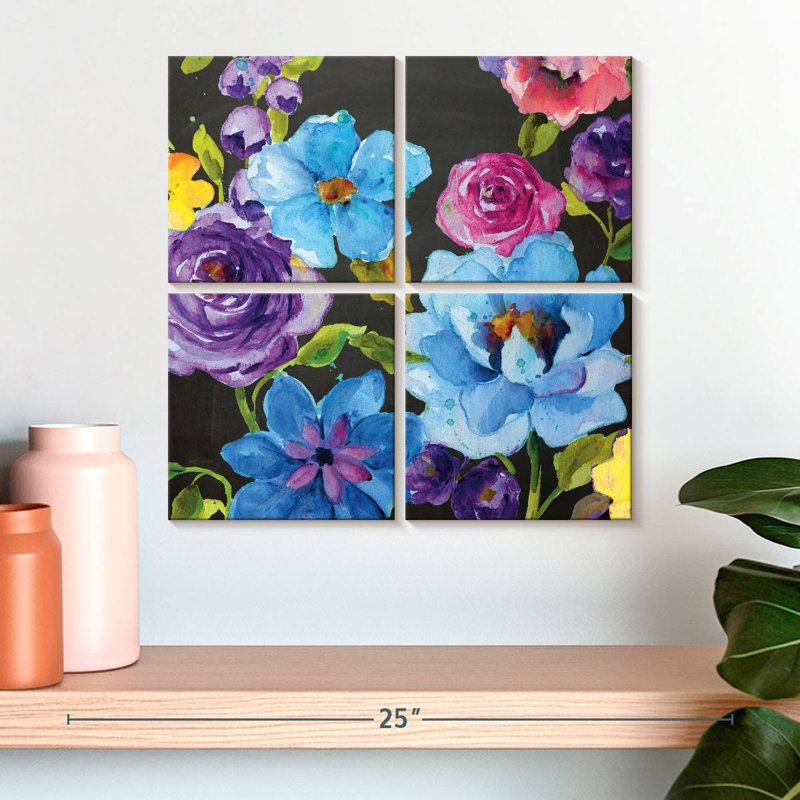 Mélange de fleurs Harnek Chalk, H 18 po x l 18 po