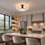 Glass Flush Mount-1952465964