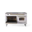 ILVE Nostalgie II 60 Dual Fuel Range, 9 Burners, Griddle-233757067-233757063