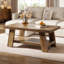 Pedestal Coffee Table with Storage