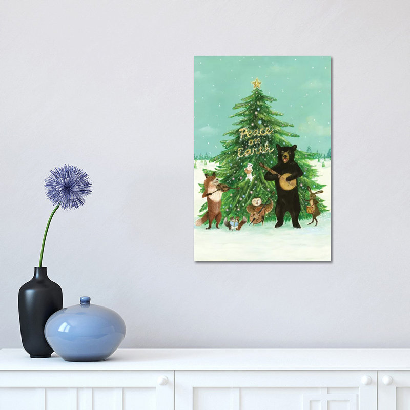 Peace On Earth by Jahna Vashti - Wrapped Canvas Print, 45.72cm H x 30.48cm W 1.905cm D