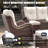 LayinSun 3 Pieces Swivel Gliders Patio Chairs Set With Side Table-151484320-151484327