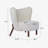 Vezina Upholstered Armless Accent Chair-2074972161