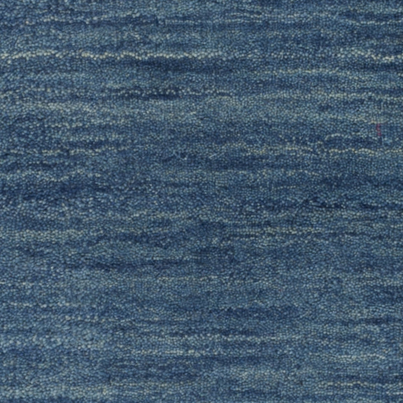 Tapis décoratif bleu en laine tissé à la main lynndale, Rectangle 1 pi 8 po x 2 pi 1 po