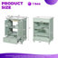 Meuble-lavabo 24 po avec lavabo en céramique et armoire de rangement-69907975