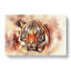 Tiger In Abstract - Wrapped Canvas Painting-55302297
