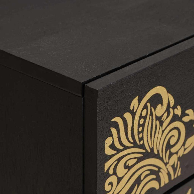 50cm W Solid Wood Bedside Table