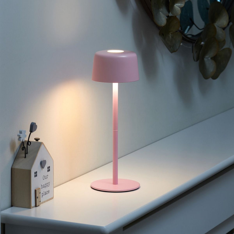 Aluminium Desk Lamp, Pink, Pink