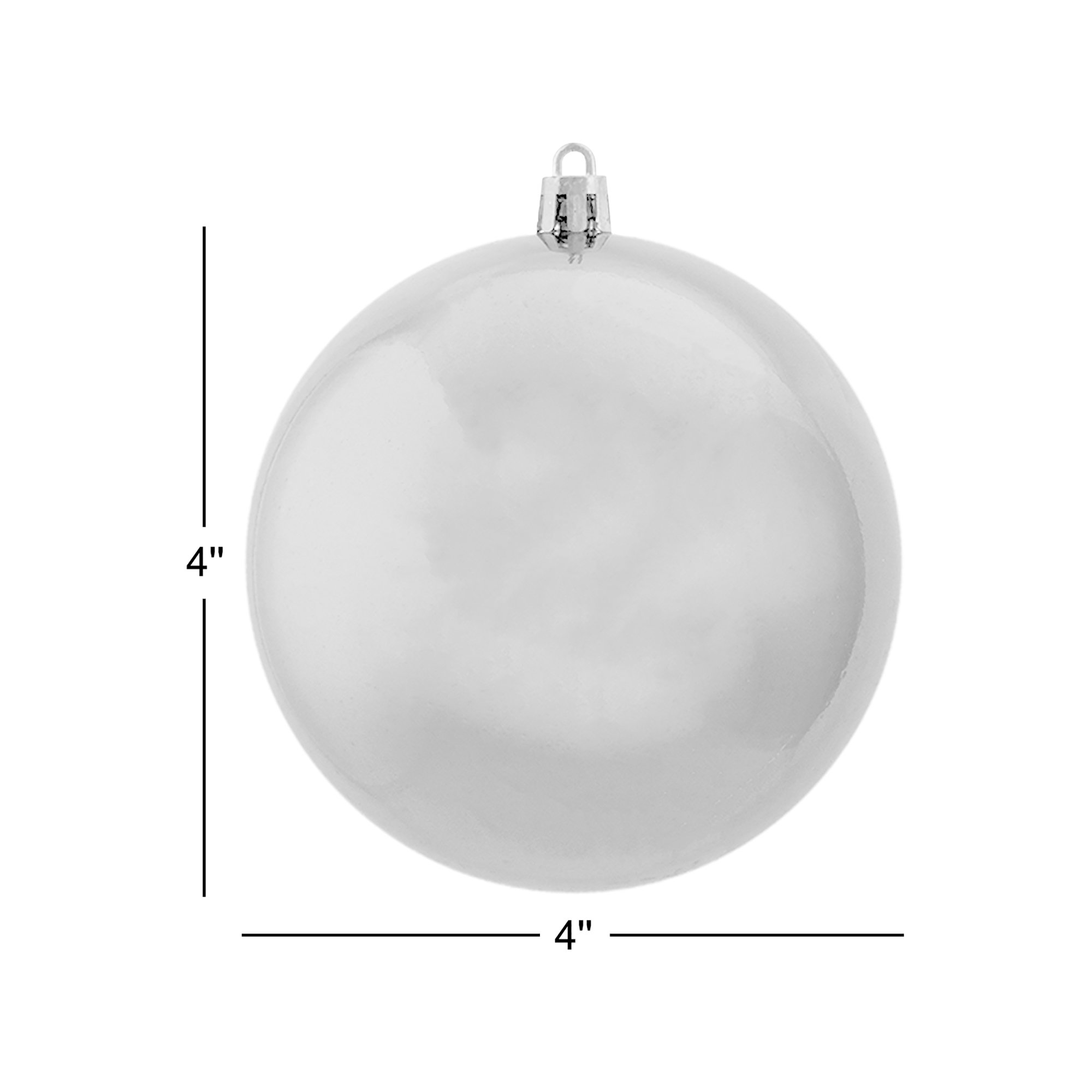 Shatterproof Shiny Christmas Ball Ornaments, Red