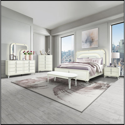Commode beige Nora
