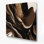 Art mural en métal brun Lyrical Abstraction 25