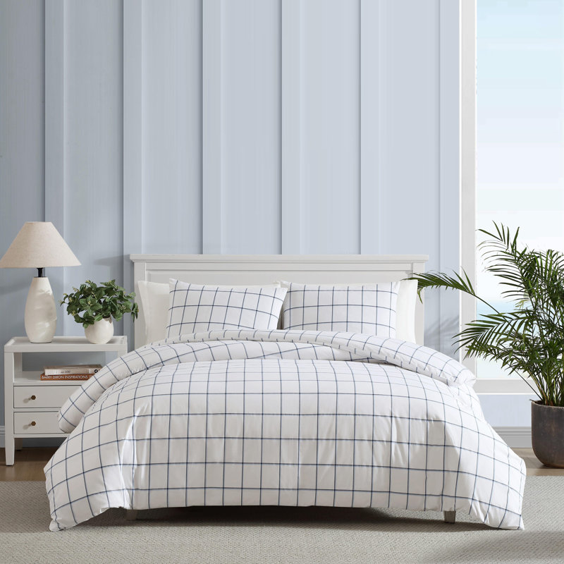 Ensemble de housse de couette réversible en coton Nautica, Housse de couette très grand et 2 très grandes t