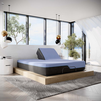 Matelas en mousse de latex et matelas à ressorts à refroidissement rapide hybride de 12 pouces Refresh