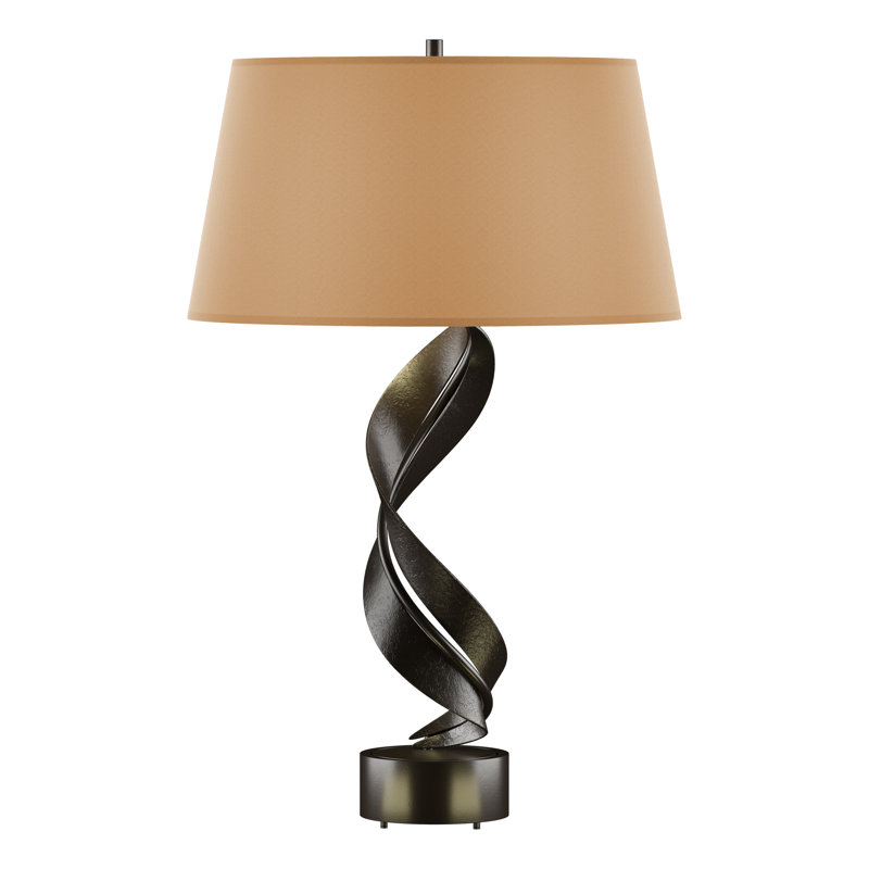 Folio 25.1" Table Lamp, Flax, Oil Rubbed Bronze