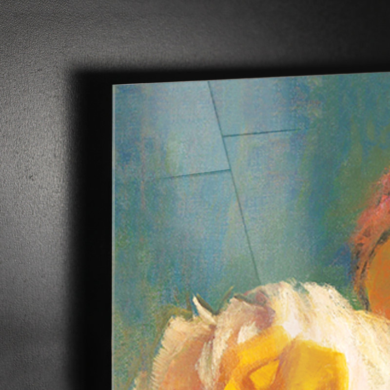 Nel Negozio Di Cappelli by Edgar Degas - Unframed Painting on Canvas, 70cm H x 70cm W