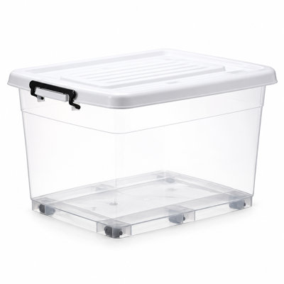 Boîte de rangement en plastique