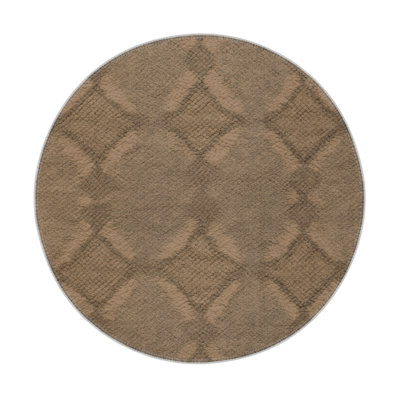 Trellis Brown Indoor and Outdoor Area Rug