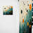 Stacey Colorful Mid Century Minimalist Oasis III - Modern Curtain - Velvet Room Darkening - 1 Panel-837911269