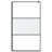 VidaXL Walk-in Shower Wall 45.3" x 76.8"-82829827-82829828