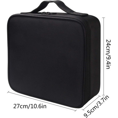 Travel Makeup Train Case Makeup Cosmetic Case Organizer Portable Artist Storage Bag