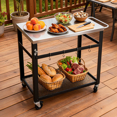 Stainless Steel Outdoor Prep Cart