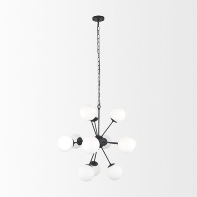 Lustre linéaire moderne Spoutnik 11 lumières Adeola