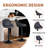Illyas Swivel Upholstered Adjustable Height Counter Stool with Metal Frame-1577155202-1577155201