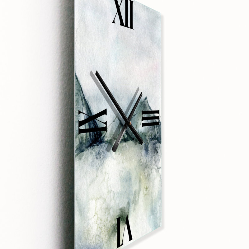 Horloge murale paysage d'hiver, Petit