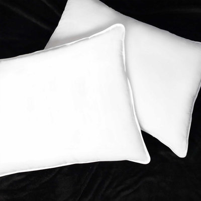 Superior Down Alternative Hypoallergenic Medium Weight Bed Neck Support Pillow 