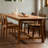 Takarah Ash Solid Wood Top Dining Table-1450339433