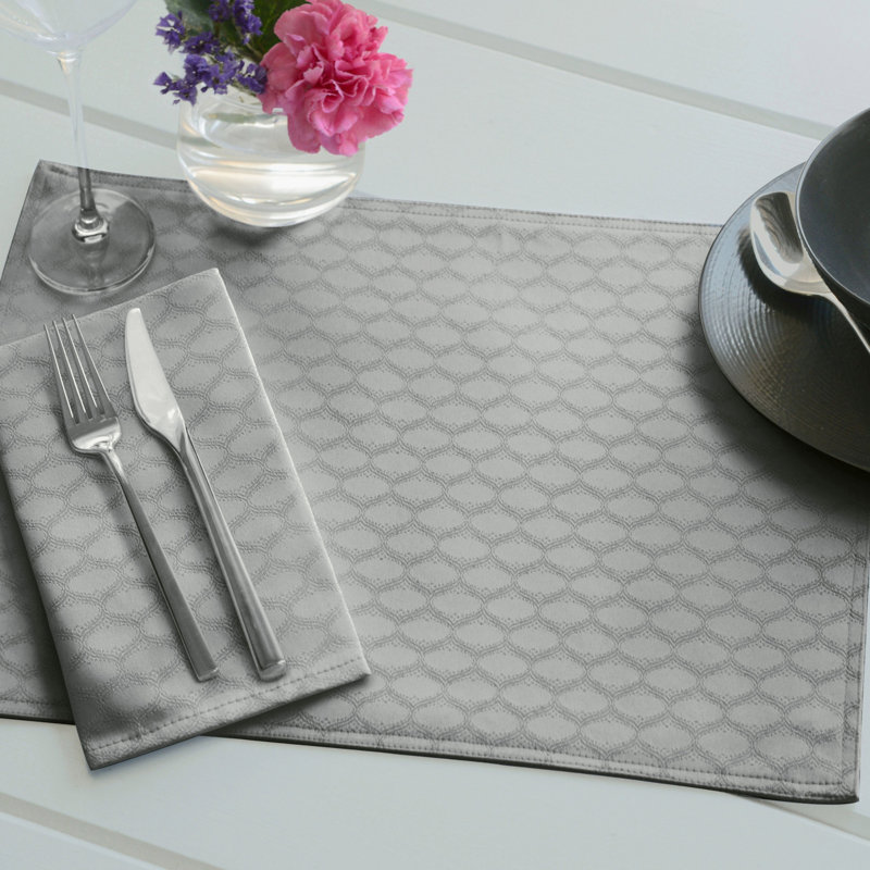 Lenox Olivia Placemats, Gray