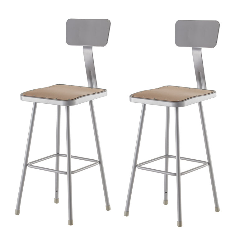Tabouret en acier robuste, 30"