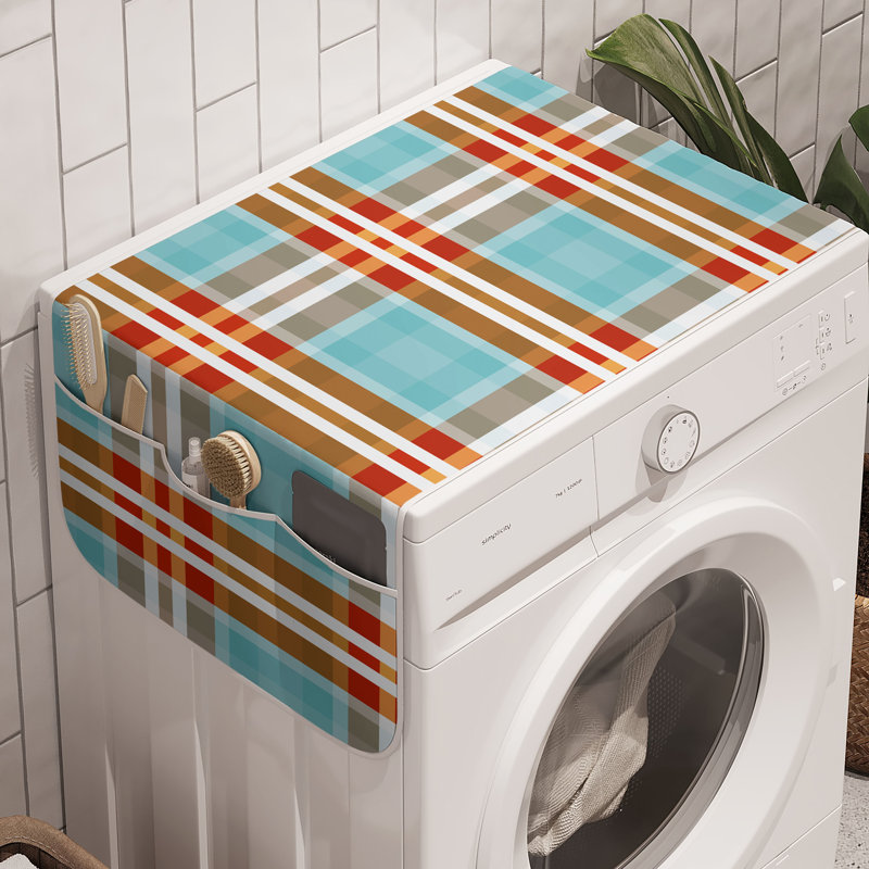 Paquet de 2 vermillon gingembre de 47 po x 18,5 po East Urban Home