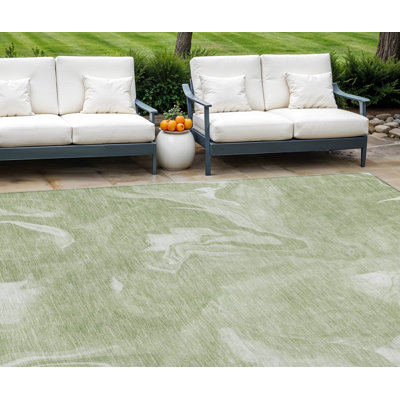 Tapis intérieur lavable abstrait ivoire 8 pi x 10 pi