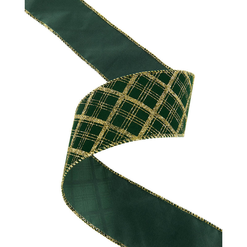 10 cm Polystyrene Shatterproof Ribbon, sage green