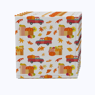 Patrickjohn 100% Cotton Floral Square Napkin