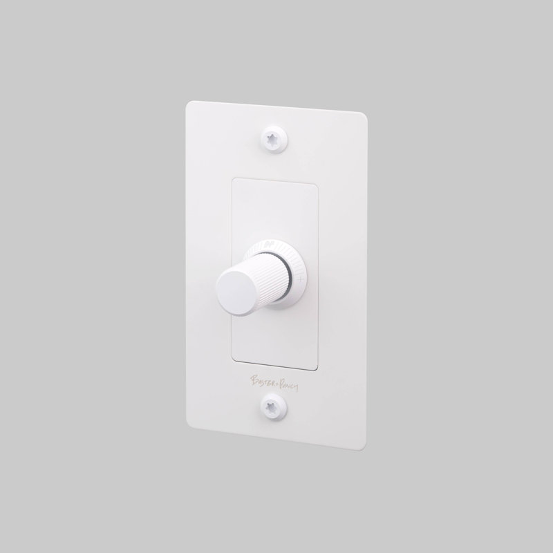 1G Dimmer / LED / Linear / With Logo, Brass, 1 Gang