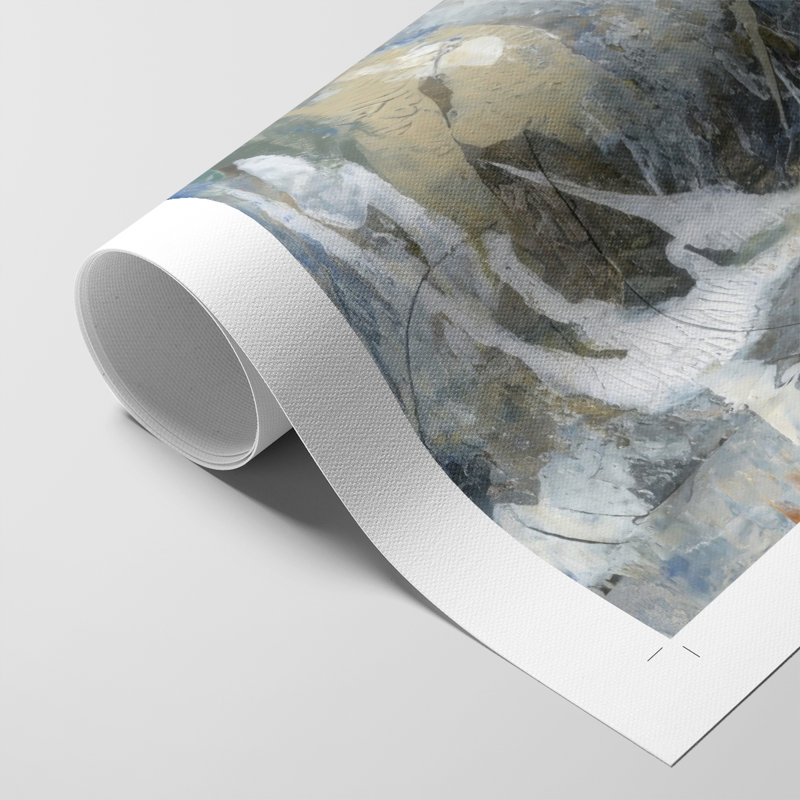Counter Stream I - Impression sur toile seulement - NON CADRE, H 18 po x l 12 po