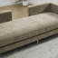 Chaise longue rembourrée avec housse, canapé surdimensionné avec 4 coussins, canapé-lit avec accoudoirs et dossier ouvert pour la fenêtre de la chambre d'amis du salon-131138651