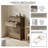 Weston 31.2" W Traditional Brown 5-Drawer Dresser for Bedroom with Solid Wood Legs