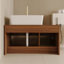 Petit meuble-lavabo flottant simple 31,5 pouces avec lavabo