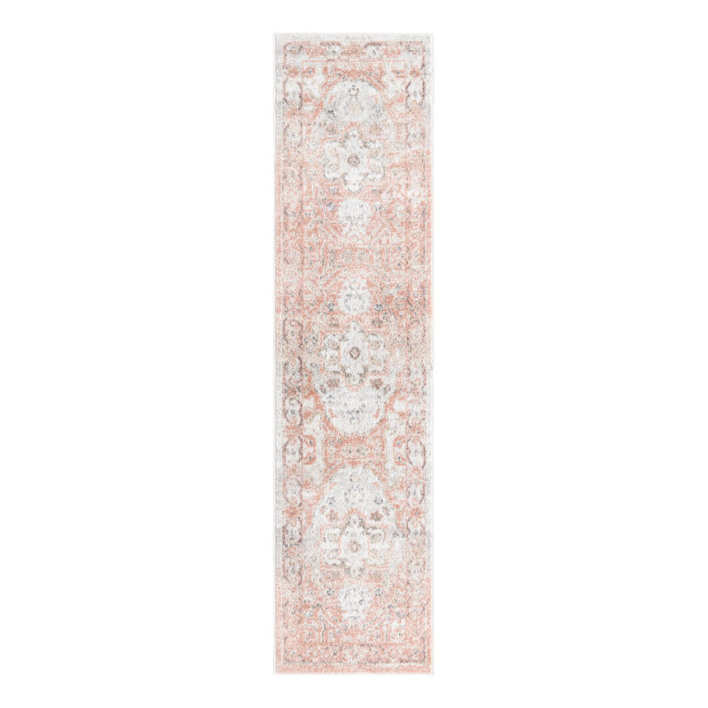 Tallula Oriental Rose Pink Rug, Runner 2' x 7'1"