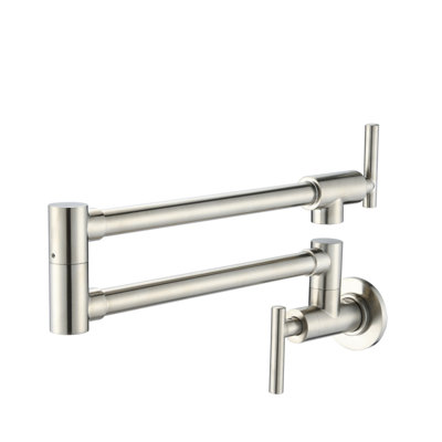 Wall Mount Folding Kitchen Pot Filler Faucet